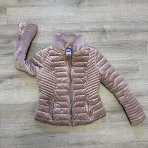 Fashion Nova Soft Pink Puffer Jacket, Sz Large Juniors Girls
